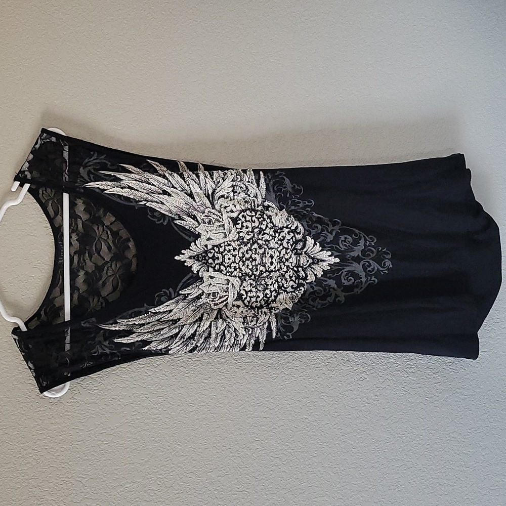 Bling dressy tank top